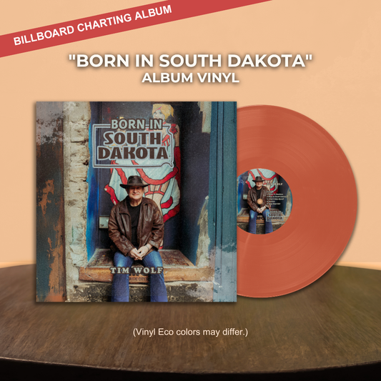 "Born In South Dakota" Album Vinyl (Free Shipping)