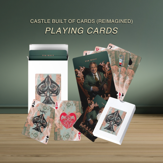 Playing Cards - "Castle Built of Cards Reimagined" Themed