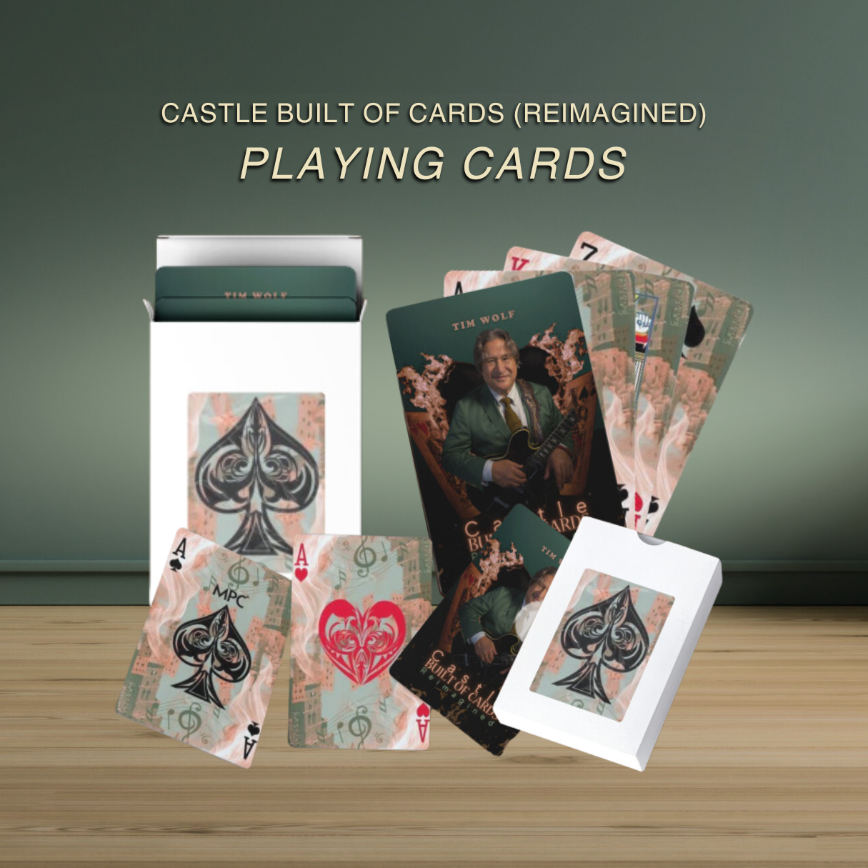 Playing Cards - "Castle Built of Cards Reimagined" Themed