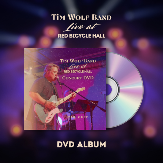 "Tim Wolf Band Live at Red Bicycle Hall" DVD Album