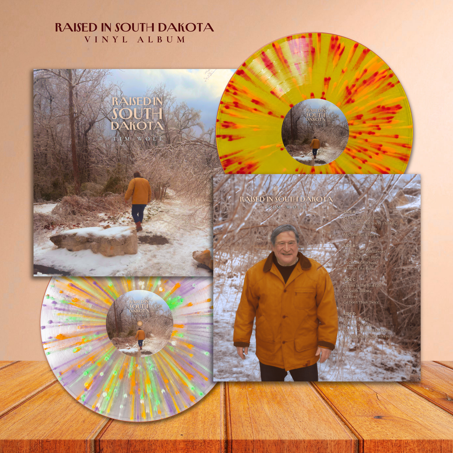 “Raised In South Dakota” Double VINYL (Billboard Charting Album)